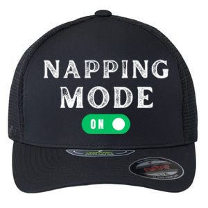 Napping Mode On Flexfit Unipanel Trucker Cap