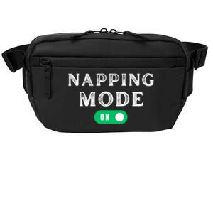 Napping Mode On Crossbody Pack