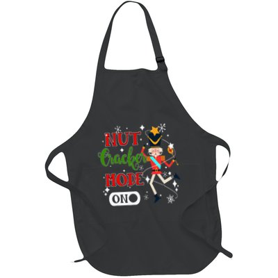 Nutcracker Mode On Nutcracker Christmas Full-Length Apron With Pockets