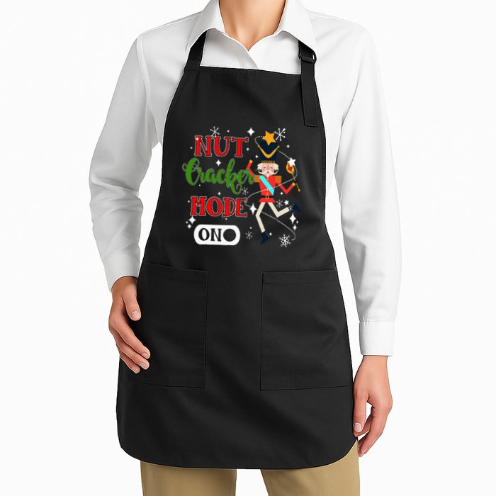 Nutcracker Mode On Nutcracker Christmas Full-Length Apron With Pockets