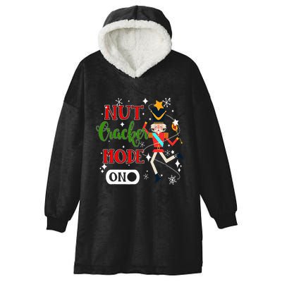 Nutcracker Mode On Nutcracker Christmas Hooded Wearable Blanket