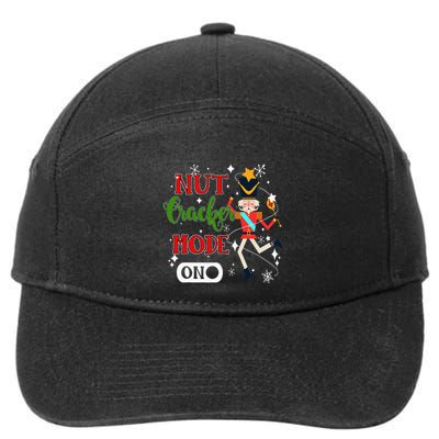 Nutcracker Mode On Nutcracker Christmas 7-Panel Snapback Hat