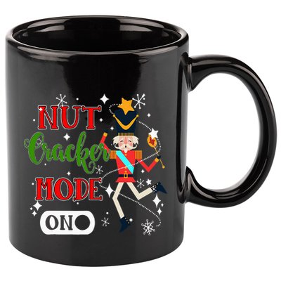 Nutcracker Mode On Nutcracker Christmas 11oz C Handle Ceramic Mug