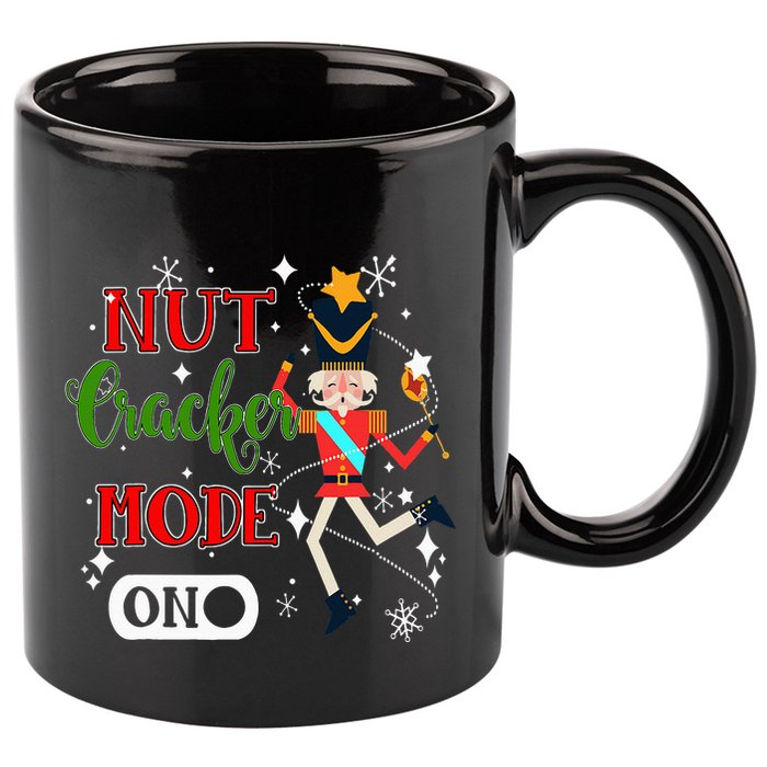 Nutcracker Mode On Nutcracker Christmas 11oz C Handle Ceramic Mug