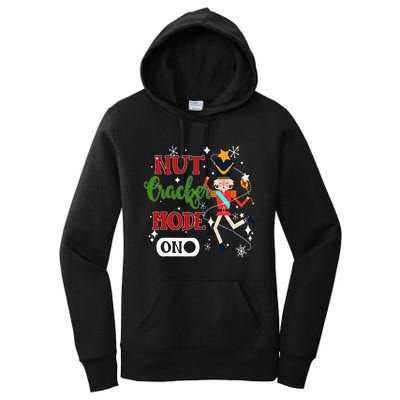 Nutcracker Mode On Nutcracker Christmas Women's Pullover Hoodie