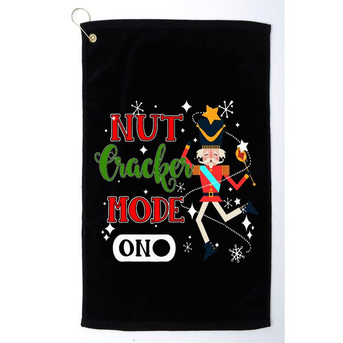 Nutcracker Mode On Nutcracker Christmas Golf Towel