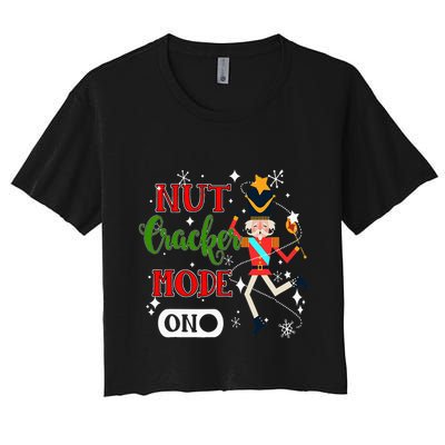 Nutcracker Mode On Nutcracker Christmas Crop Top