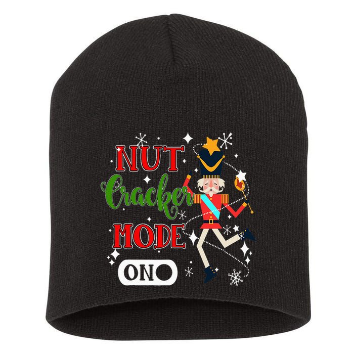 Nutcracker Mode On Nutcracker Christmas Short Acrylic Beanie