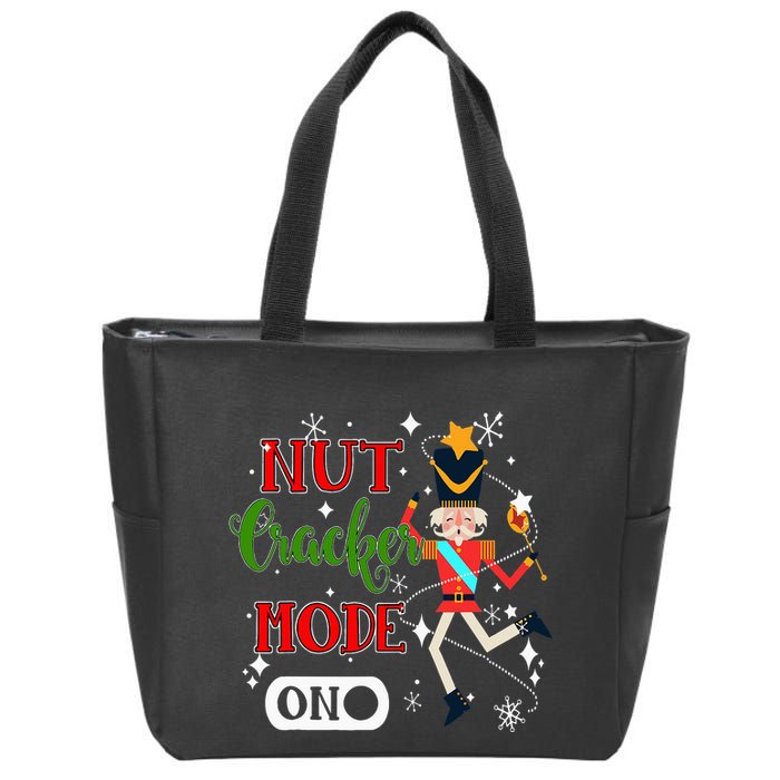 Nutcracker Mode On Nutcracker Christmas Zip Tote Bag