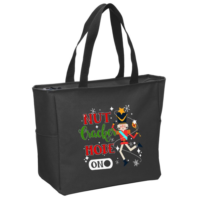 Nutcracker Mode On Nutcracker Christmas Zip Tote Bag