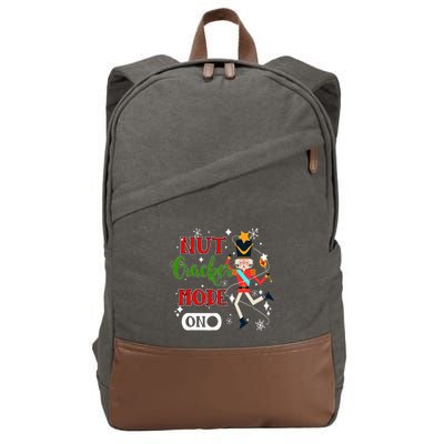Nutcracker Mode On Nutcracker Christmas Cotton Canvas Backpack
