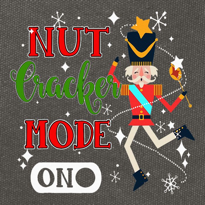 Nutcracker Mode On Nutcracker Christmas Cotton Canvas Backpack