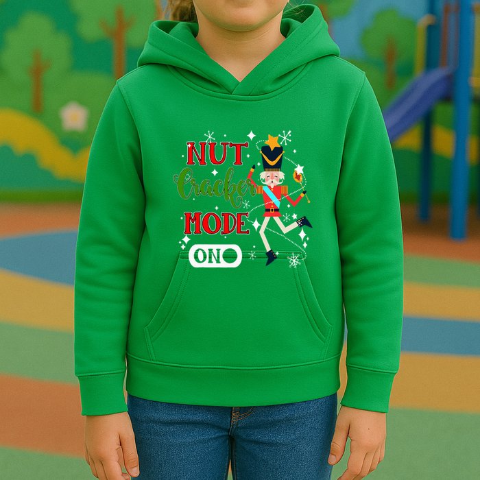 Nutcracker Mode On Nutcracker Christmas Kids Hoodie