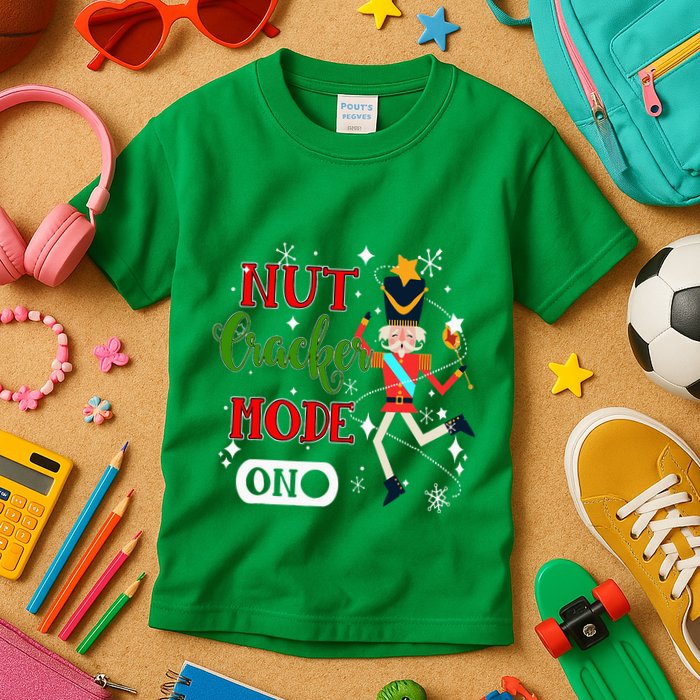 Nutcracker Mode On Nutcracker Christmas Kids T-Shirt