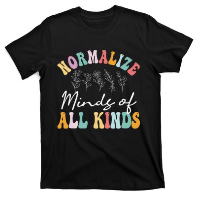 Normalize Minds of All Kinds Autism Awereness T-Shirt