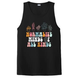 Normalize Minds Of All Kinds Groovy Retro Autism Awareness PosiCharge Competitor Tank