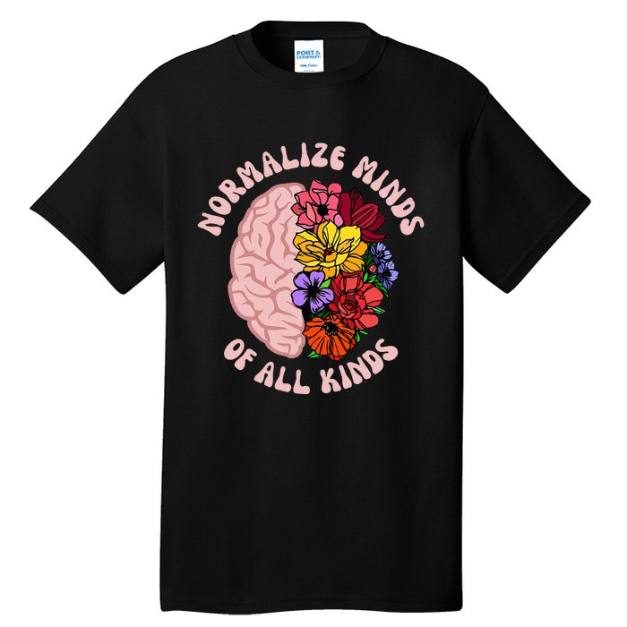 Normalize Minds Of All Kinds Autism Awareness Tall T-Shirt