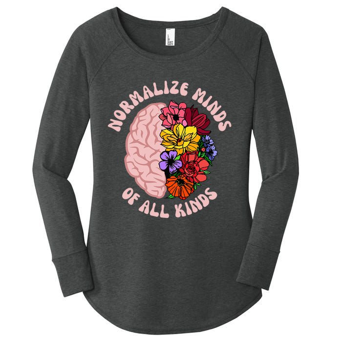 Normalize Minds Of All Kinds Autism Awareness Women's Perfect Tri Tunic Long Sleeve Shirt