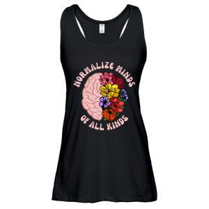 Normalize Minds Of All Kinds Autism Awareness Ladies Essential Flowy Tank