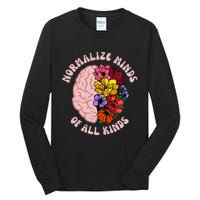 Normalize Minds Of All Kinds Autism Awareness Tall Long Sleeve T-Shirt