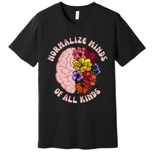 Normalize Minds Of All Kinds Autism Awareness Premium T-Shirt