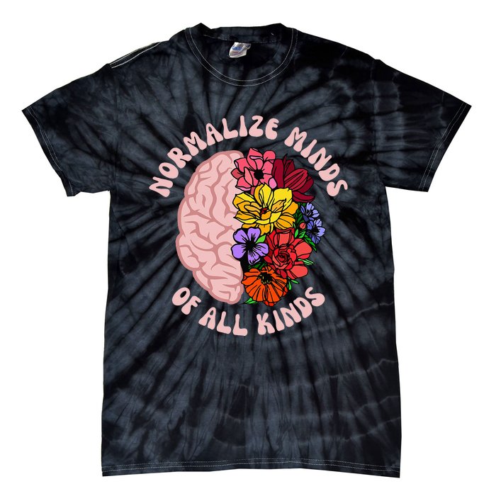 Normalize Minds Of All Kinds Autism Awareness Tie-Dye T-Shirt