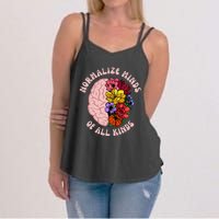 Normalize Minds Of All Kinds Autism Awareness Women's Strappy Tank