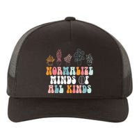 Normalize Minds Of All Kinds Groovy Retro Autism Awareness Yupoong Adult 5-Panel Trucker Hat