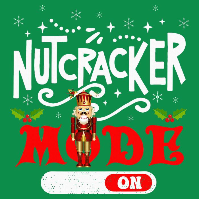 Nutcracker Mode On Dance Ballet Love Christmas Pajamas Button
