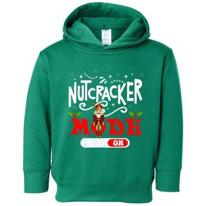 Nutcracker Mode On Dance Ballet Love Christmas Pajamas Toddler Hoodie