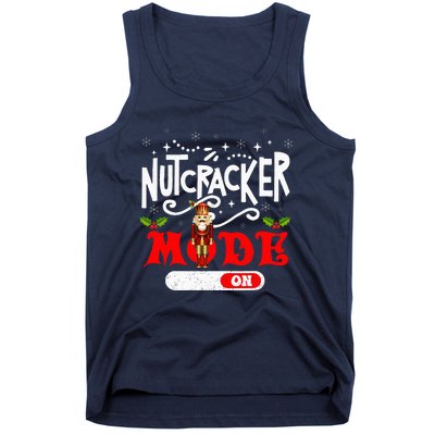 Nutcracker Mode On Dance Ballet Love Christmas Pajamas Tank Top