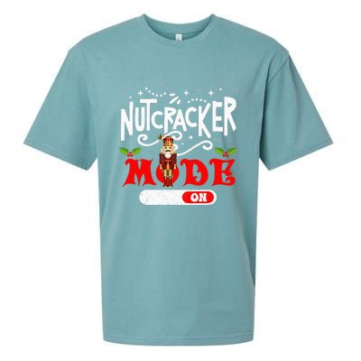 Nutcracker Mode On Dance Ballet Love Christmas Pajamas Sueded Cloud Jersey T-Shirt