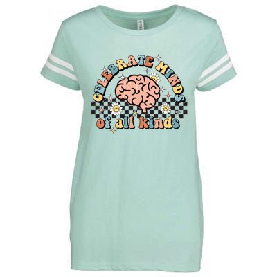 Normalize Minds Of All Kinds Autism Awereness Enza Ladies Jersey Football T-Shirt