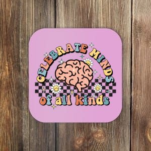 Normalize Minds Of All Kinds Autism Awereness Coaster