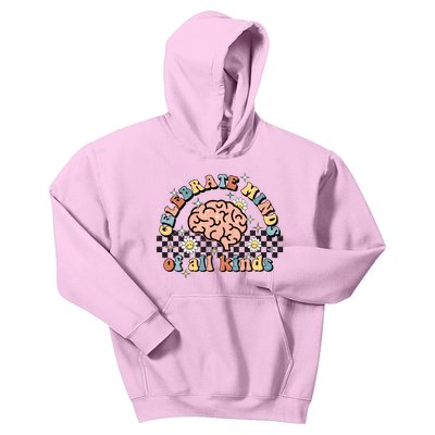 Normalize Minds Of All Kinds Autism Awereness Kids Hoodie