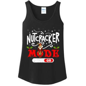 Nutcracker Mode On Dance Ballet Love Christmas Pajamas Gifts Ladies Essential Tank