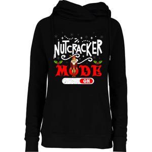 Nutcracker Mode On Dance Ballet Love Christmas Pajamas Gifts Womens Funnel Neck Pullover Hood