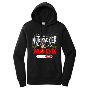 Nutcracker Mode On Dance Ballet Love Christmas Pajamas Gifts Women's Pullover Hoodie