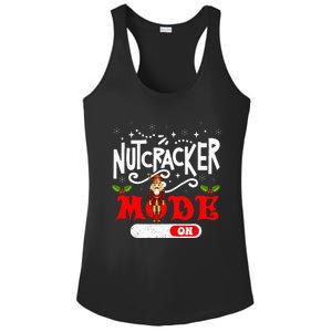 Nutcracker Mode On Dance Ballet Love Christmas Pajamas Gifts Ladies PosiCharge Competitor Racerback Tank