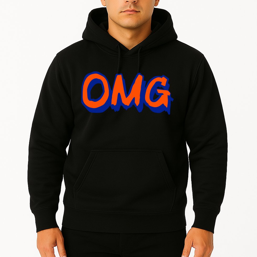NY Omg New York Baseball Hoodie