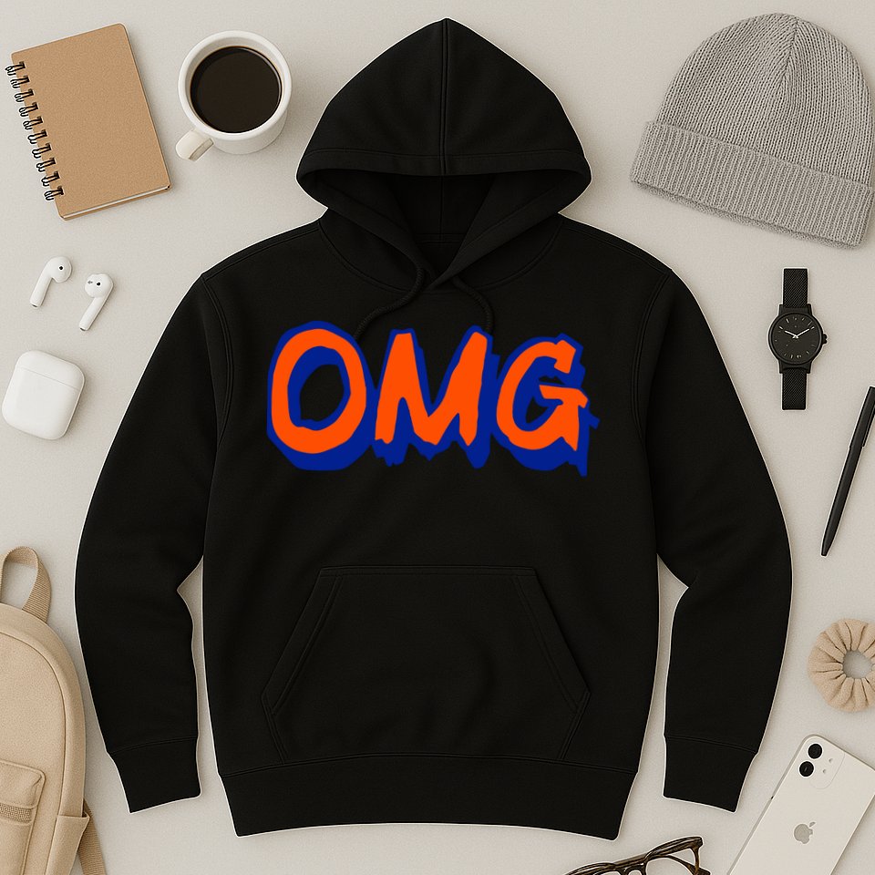 NY Omg New York Baseball Hoodie
