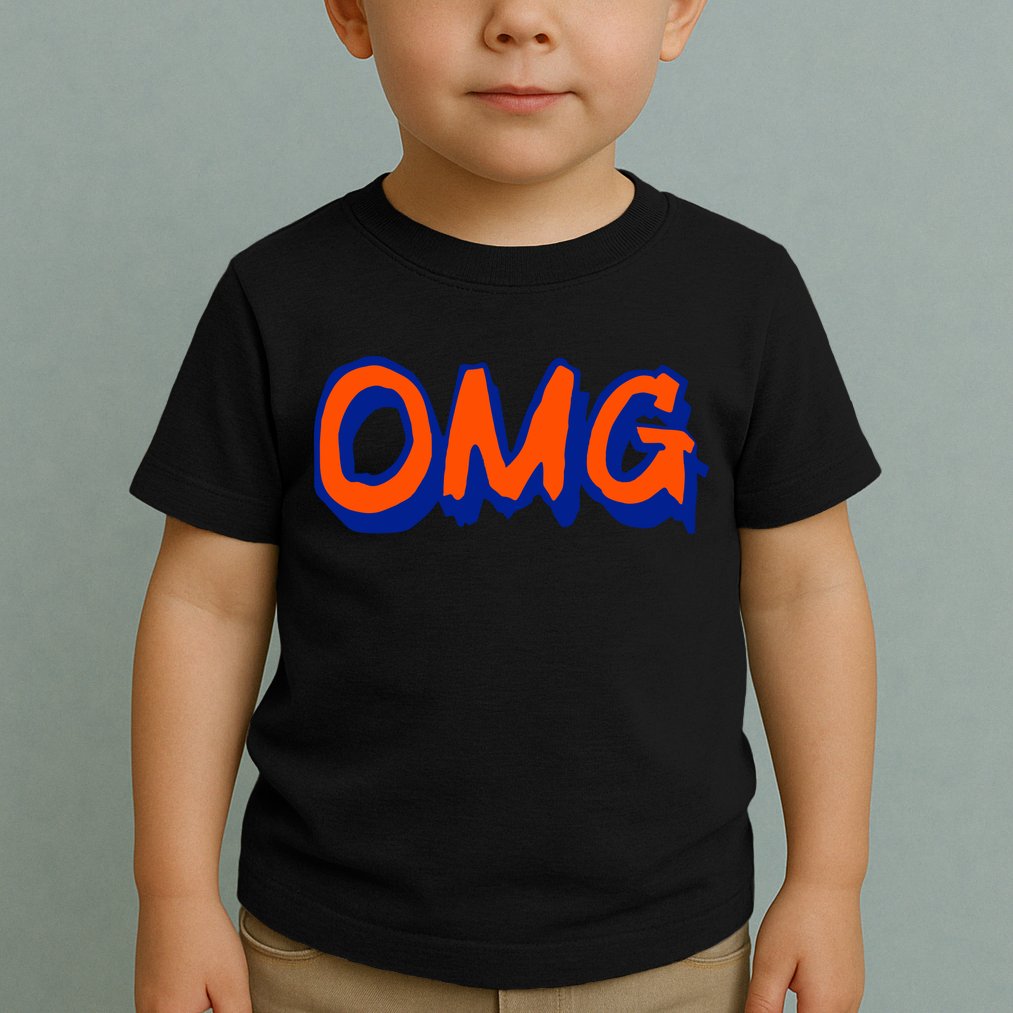NY Omg New York Baseball Toddler T-Shirt