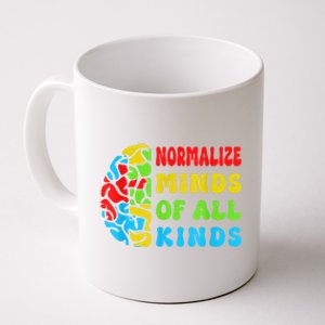 Normalize Minds Of All Kinds Autism Awereness Neurodiversity Coffee Mug