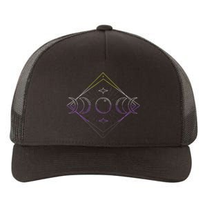 N.O.N.B.I.N..A.R.Y Moon Phase N.O.N.B..I.N.A.R.Y Pride Lgbt Yupoong Adult 5-Panel Trucker Hat