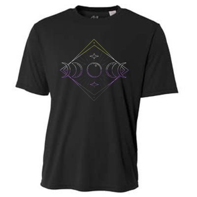 N.O.N.B.I.N..A.R.Y Moon Phase N.O.N.B..I.N.A.R.Y Pride Lgbt Cooling Performance Crew T-Shirt