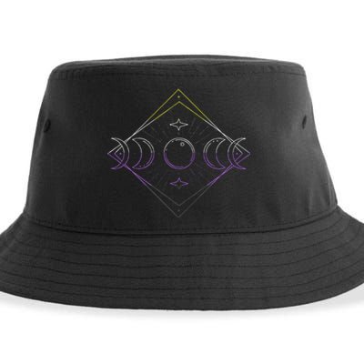 N.O.N.B.I.N..A.R.Y Moon Phase N.O.N.B..I.N.A.R.Y Pride Lgbt Sustainable Bucket Hat