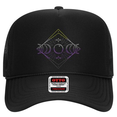 N.O.N.B.I.N..A.R.Y Moon Phase N.O.N.B..I.N.A.R.Y Pride Lgbt Trucker Hat