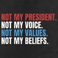 Not My President Not My Coice Not My Values Not My Beliefs 7 Panel Mesh Trucker Snapback Hat
