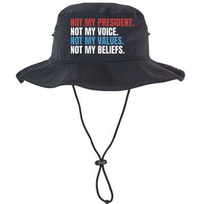 Not My President Not My Coice Not My Values Not My Beliefs Bucket Hat