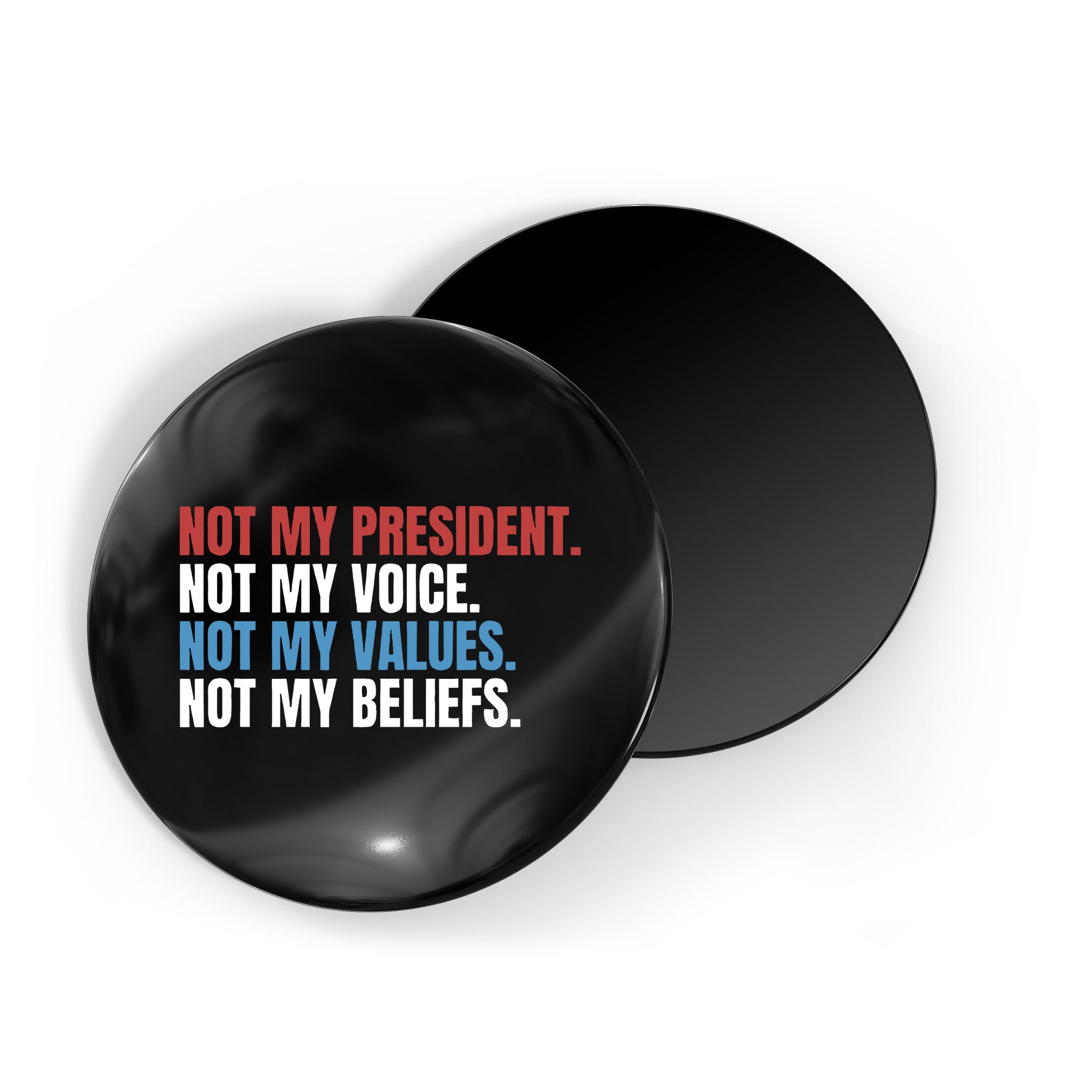 Not My President Not My Values Not My Beliefs Magnet